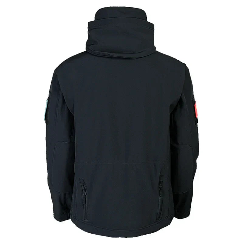 Winter Fleece Jackets Thermal Softshell Outdoor Fishing Hiking Hunting Camping Cargo Coats Waterproof Windproof Men Tops Durable