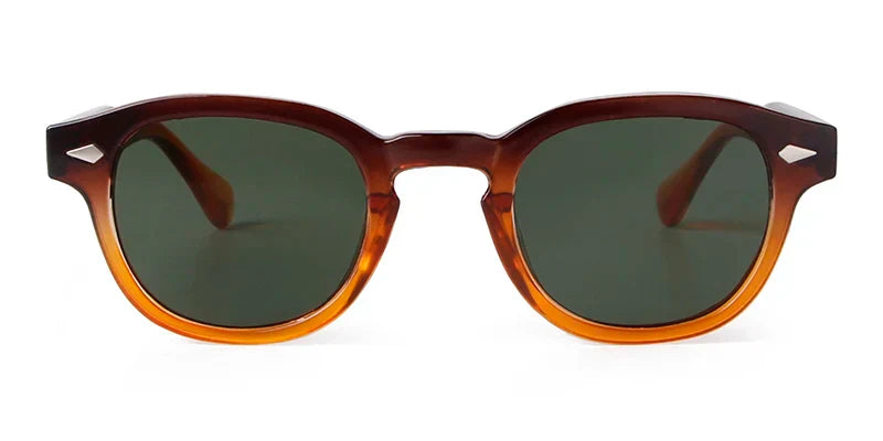 Fashion Transparent Blue Round Sunglasses Women Men 2024 Retro Rivet Tortoise Small Square Sun Glasses UV400 Lunettes De Soleil