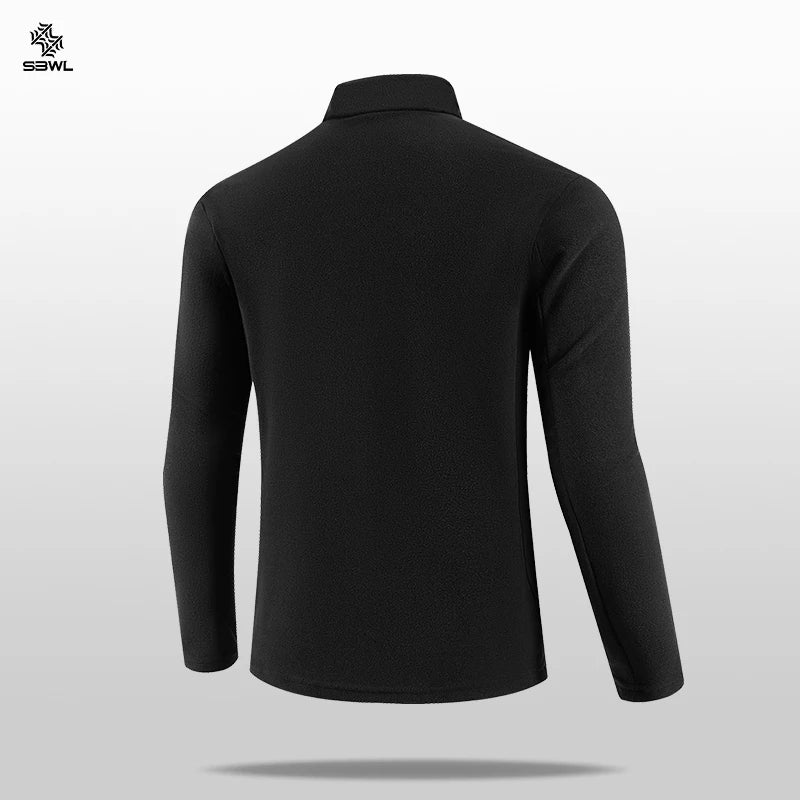 SBWL Autumn/winter high quality men autumn and winter outdoor sports skiing, running and cycling with warm long sleeve T-shirt