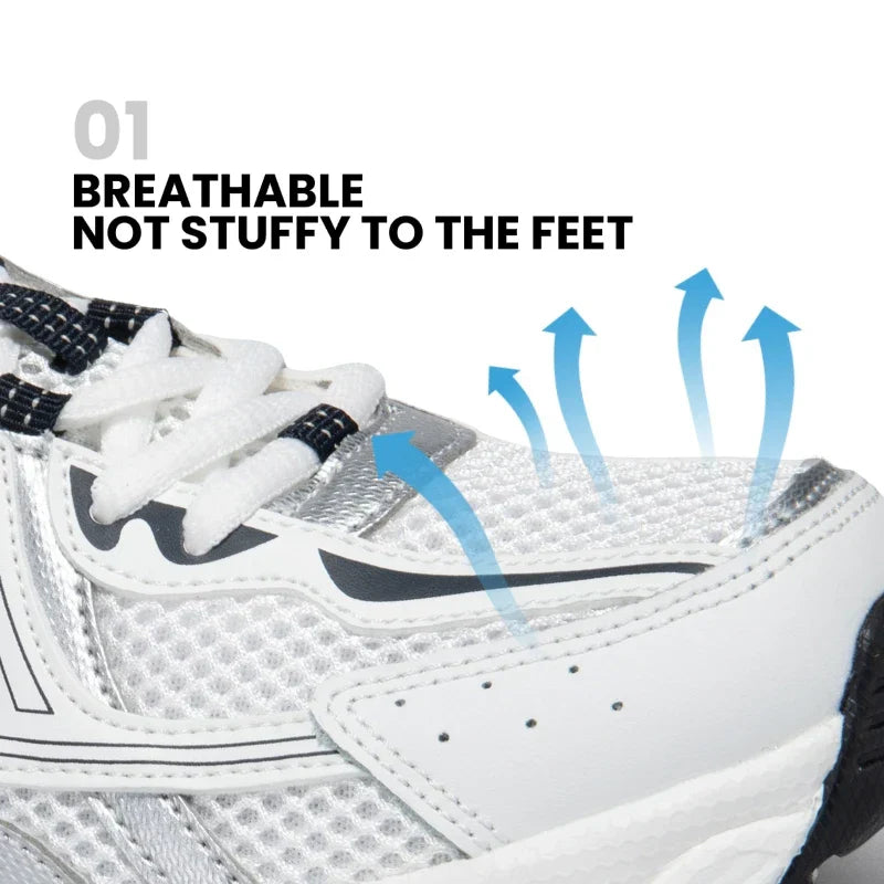 Women Sports Shoes Outdoor Lightweight Breathable Jogging Sneakers Female Casual Mesh Anti-slip Lace Up Running Shoes