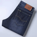 Lee Dex Autumn/winter Men's Jeans Thick Straight-leg Loose-fit Casual Middle-age Business Slimming Smooths Silhouette Trousers