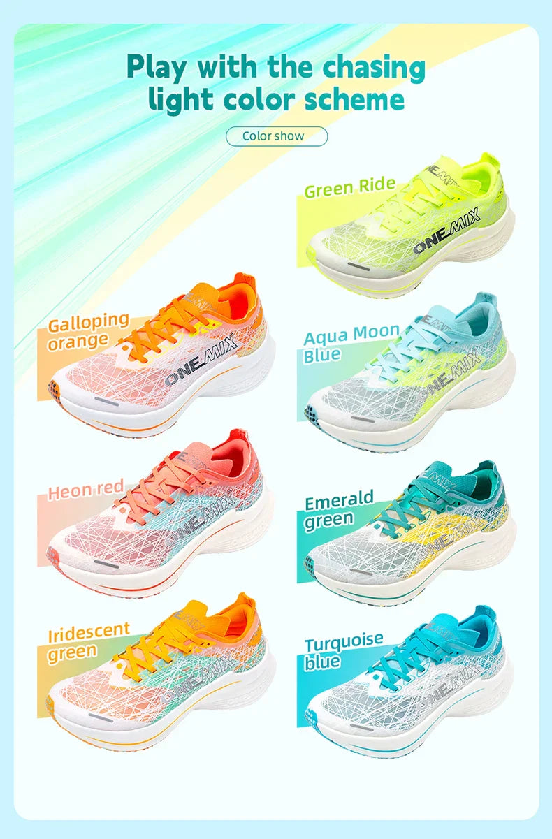 Carbon Plate Running Shoes Shock Absorption Ultra-light Sports Shoes