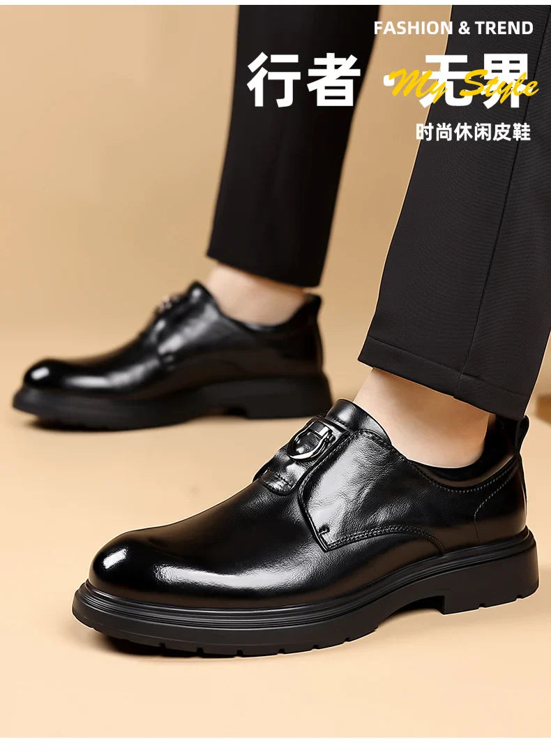 Business Men Shoes Patent Leather Man Brogues Shoes Fo Man Dress Shoe Loafers Pointed Toe Male Moccasins Plus Size Shoes for Men