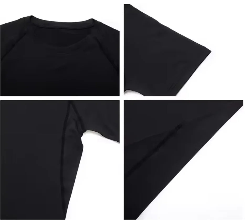 Men Sport T-shirt Quick Dry Bodybuilding Running Shirt Long Sleeve Compression Top Gym T Shirt Men Fitness Tight Rashgard