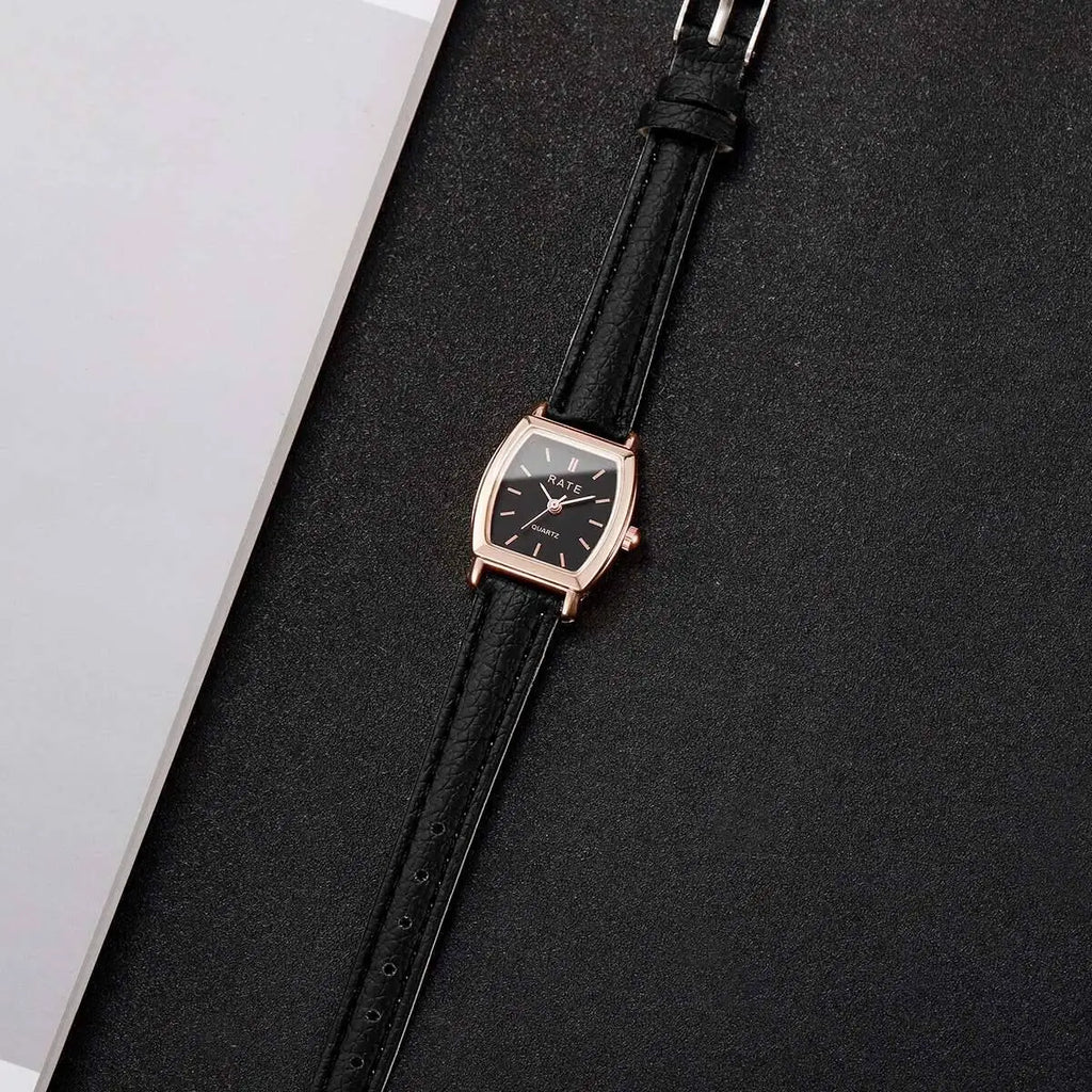 Fashion Women Watches Casual Small Dial Leather Strap Womens Quartz Watch Reloj Mujer Girls Clock（Without Box）
