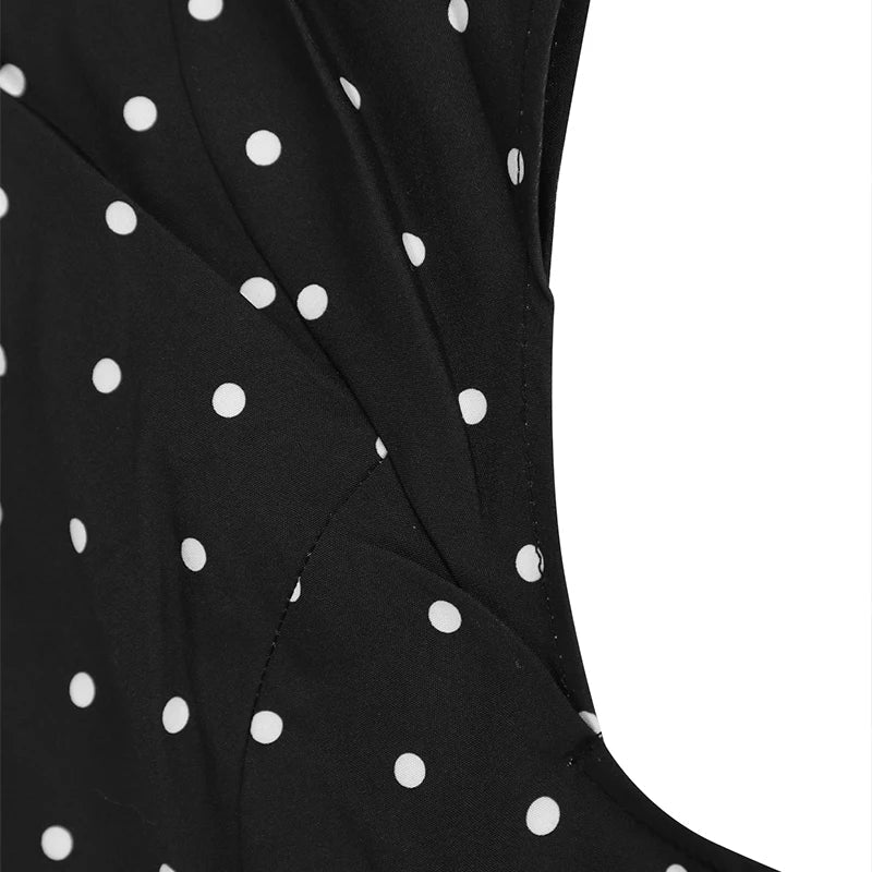 Women New Long Dresses Summer Elegant Upgraded Version Casual Polka Dots Party Dress Graceful Holiday Casual Slim Female Dresses