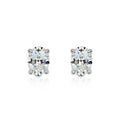 1ct-4ct Real Moissanite Earrings S925 Sterling Silver Earrings For Women Wedding Engagement Party Jewelry