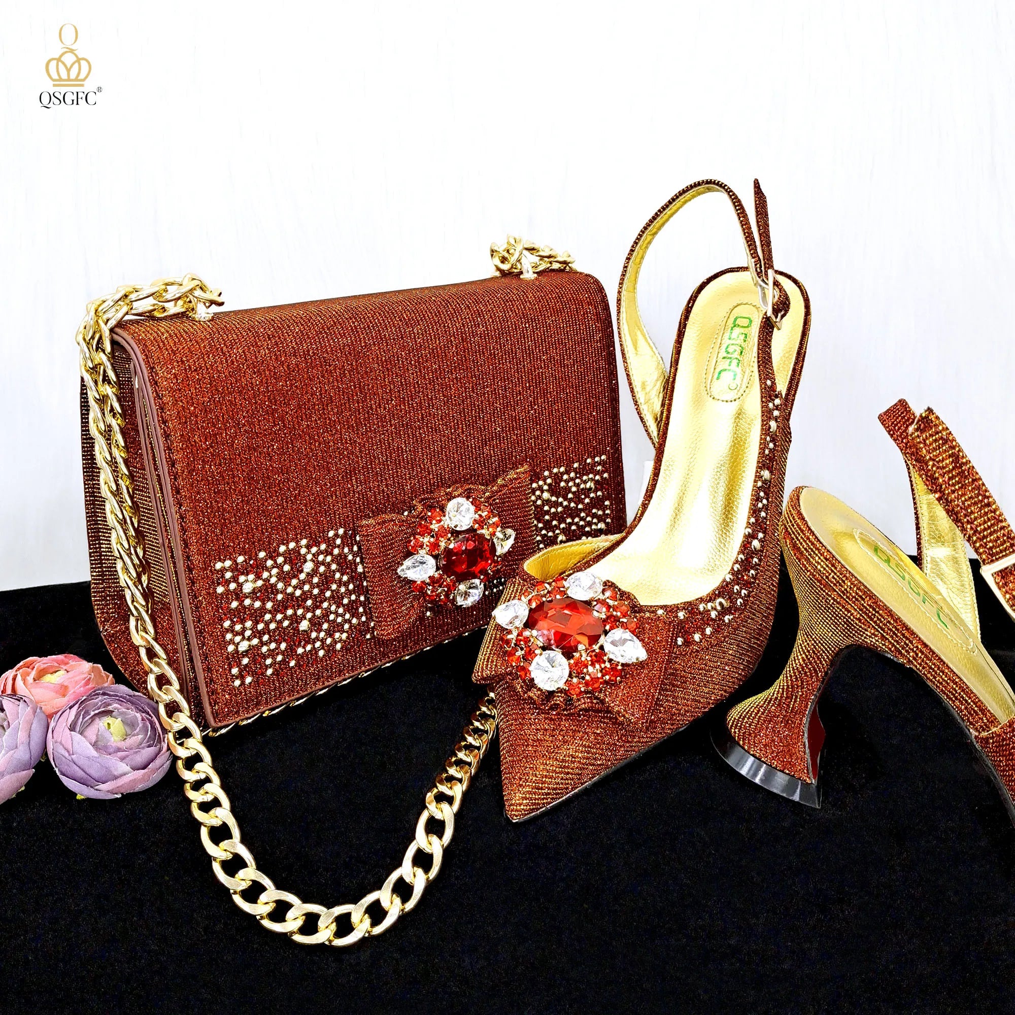 Noble Dual-Purpose Three-Dimensional Bag And Ladies Heels