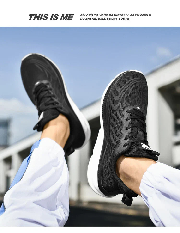 Men's Classic Cushion Running Shoes Hiking Walking Shoes for Women Gym Workout Lightweight Breathable Mesh