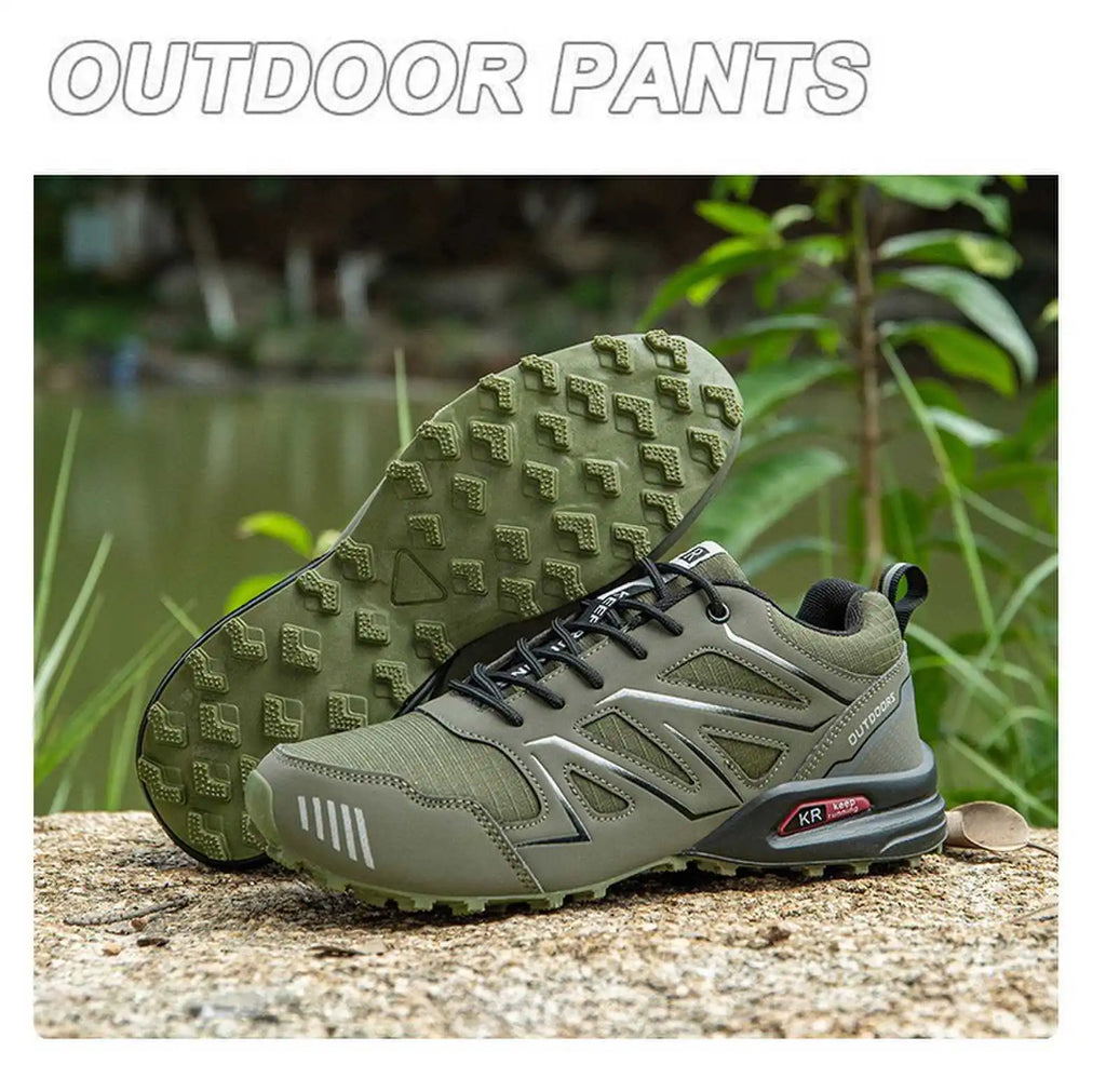 Waterproof Hiking Shoes Men‘s Outdoor Trekking Sneakers Mountain Climbing Camping Trainers Hunting Tactical Boots Bike Shoe Male