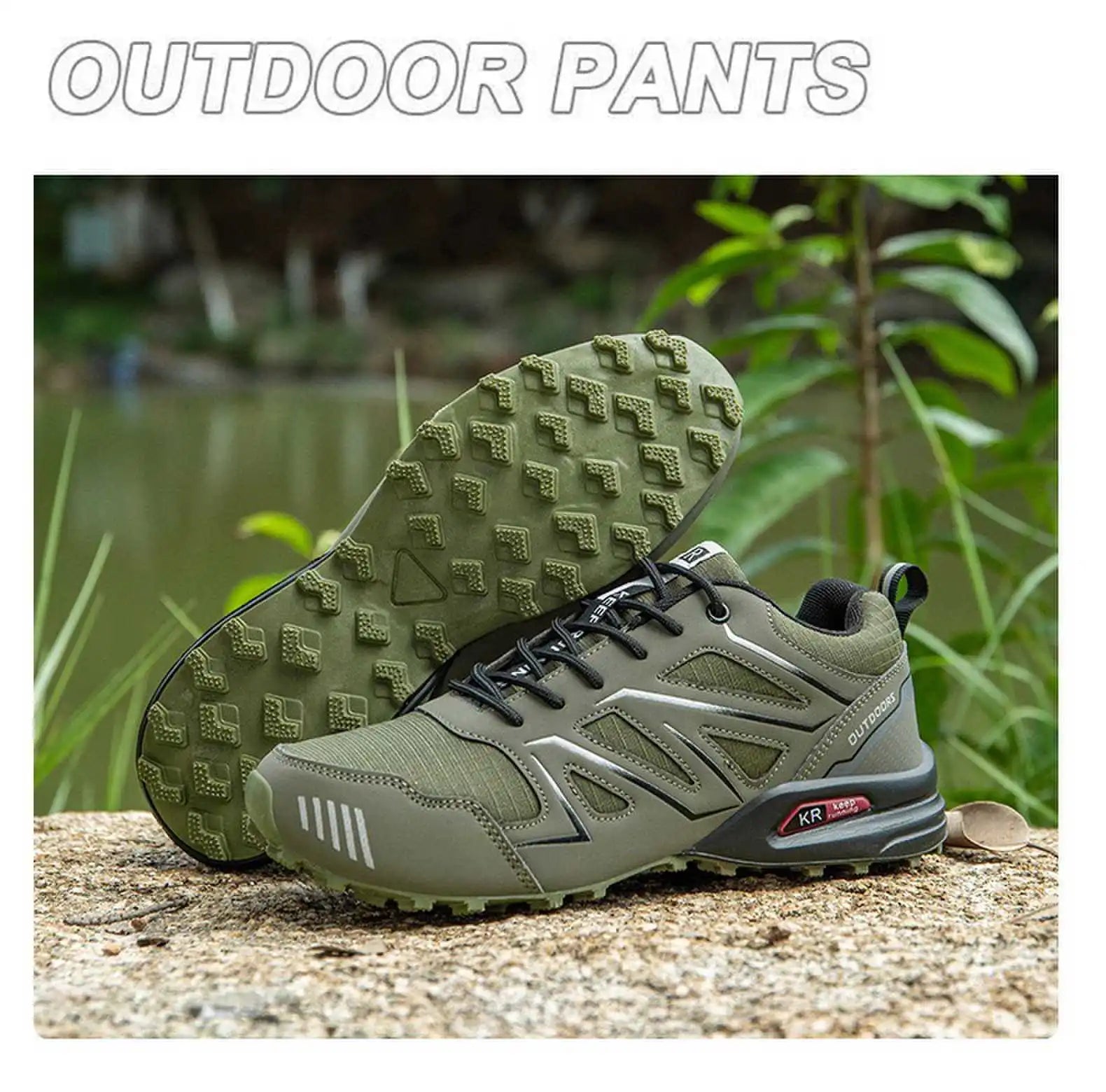 Waterproof Hiking Shoes Men‘s Outdoor Trekking Sneakers Mountain Climbing Camping Trainers Hunting Tactical Boots Bike Shoe Male