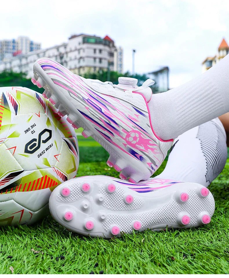 New Kids Football Field Boots Boys Girls Indoor Soccer Shoes Society Futsal Non Slip Professional Fast Men Soccer Cleats Sneaker