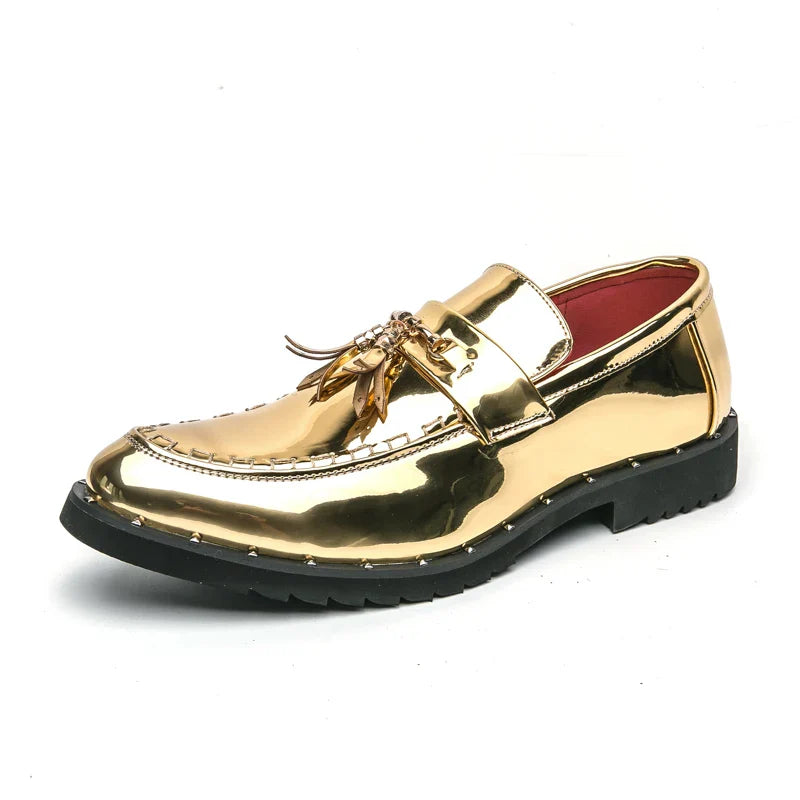 White Tassel Men's Loafers Classic Casual Men Leather Shoes Comfort Slip-on Shoes for Men Plus Size 46 Business Men Social Shoes