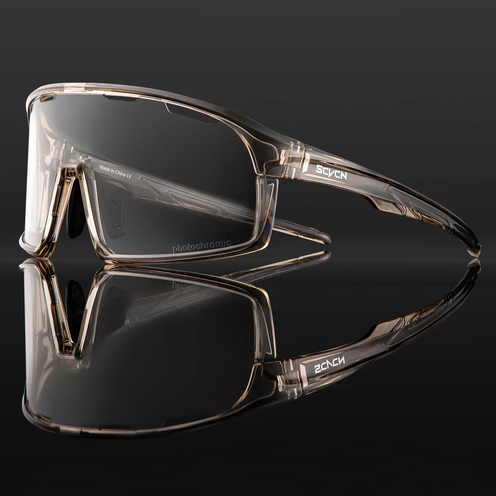 Photochromic Cycling Sunglasses Cycling Glasses UV400 Bicycle Eyewear Sports MTB Outdoor Bike Goggles Sunglasses Eyepieces