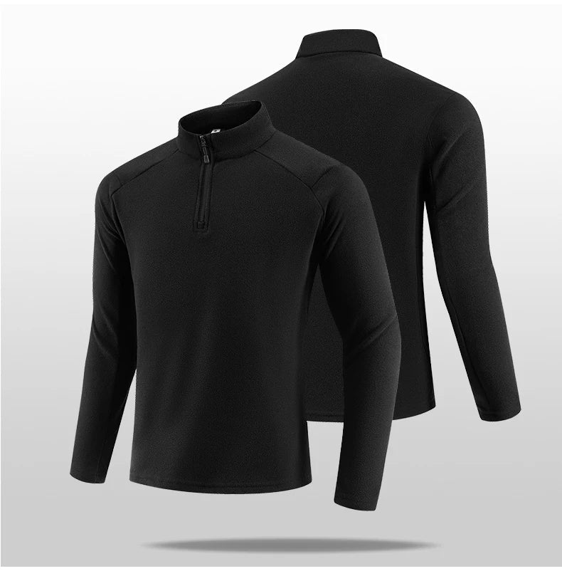 SBWL Autumn/winter high quality men autumn and winter outdoor sports skiing, running and cycling with warm long sleeve T-shirt
