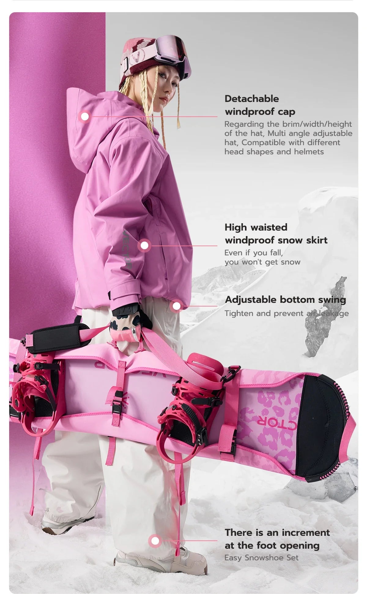 Men Women 3L Cotton Ski Jacket Ski Pants Winter Warm Windproof Waterproof Outdoor Sports Snowboard Ski Coat Trousers