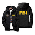 2024 New Men's Jacket High Quality FBI Printed Outdoor Sports Jacket Spring Hooded Windproof Fashion Casual Brand Sports Jacket