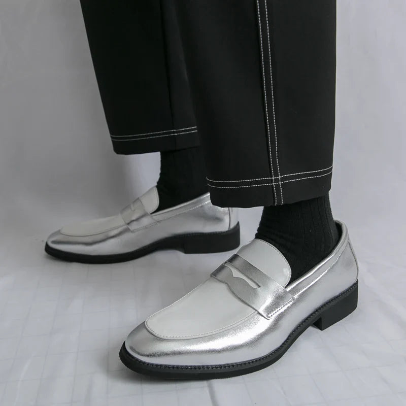 Men Shoes for Wedding Moccasins 2025 New Loafers for Men Breathable Man Slip on Flats Leisure Walk Driving Shoes Walking Shoes