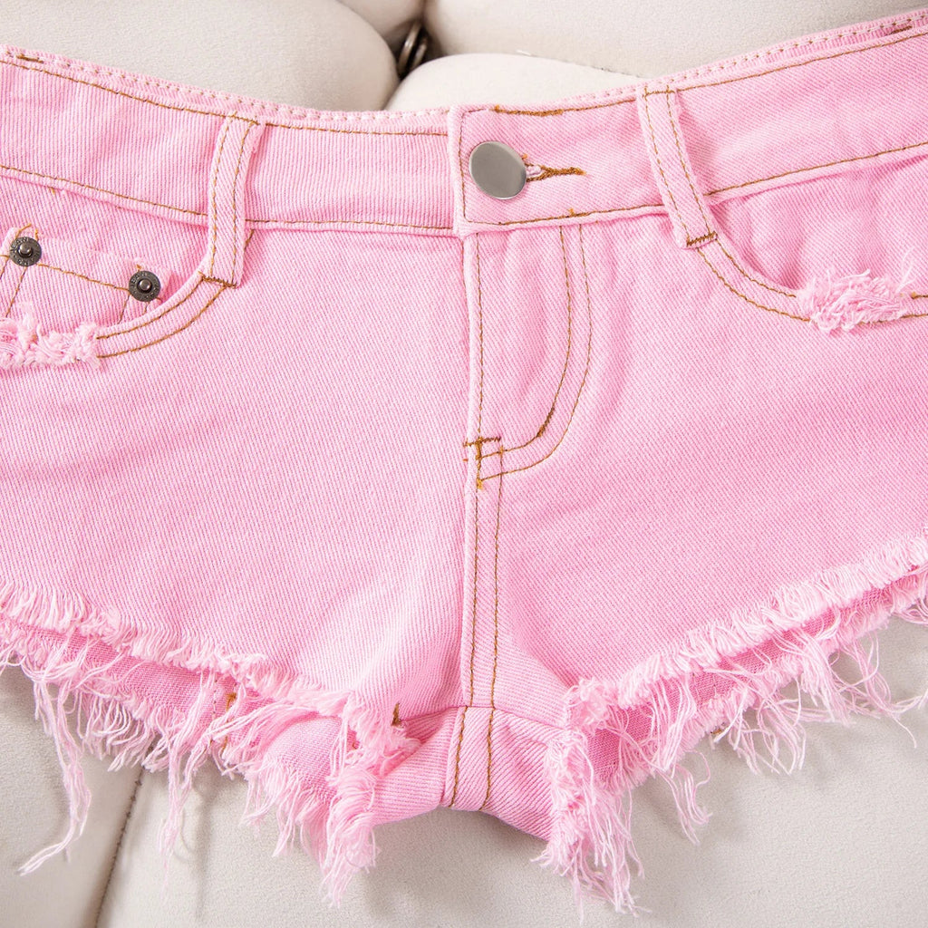 26 New Summer Fashion Sexy Low Waist Ripped Women's Denim Shorts Hot Pants Jeans Booty Shorts
