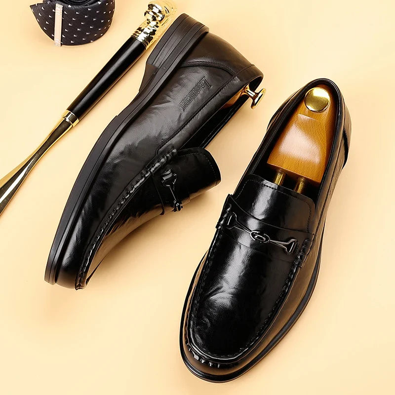 Fashion Style Man Casual Shoes Comfortable Luxury Loafers Leisure Walk Men Slip on Flats All-match Male Business Shoes Moccasins