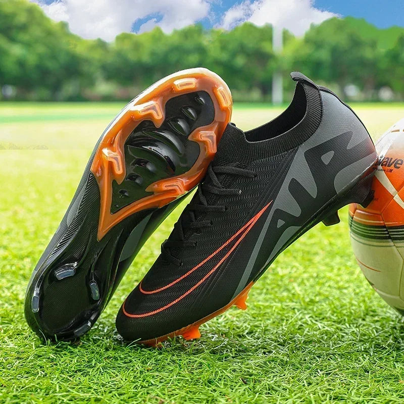 Men Soccer Shoes Unisex Football Boots Non-Slip Grass Outdoor Sports Shoes Breathable Training Sport Ultralight Drop Shipping