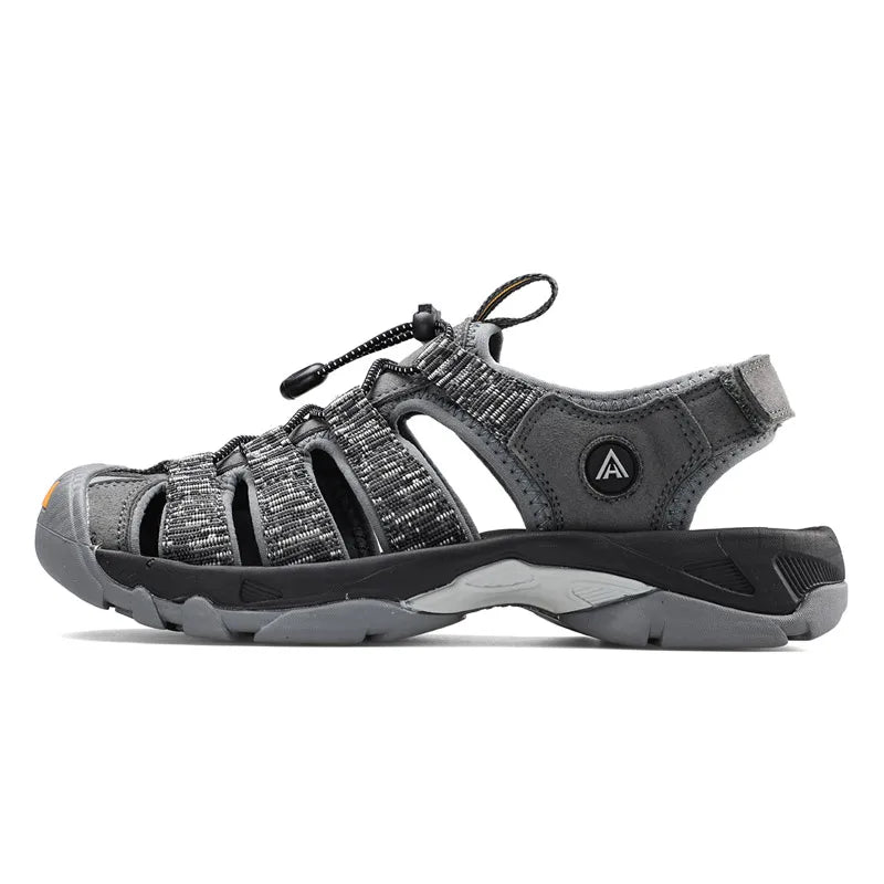 Summer Outdoor Sandals for Men Breathable Hiking Shoes Water Beach Mens Sandals Camping Climbing Aqua Sneaker