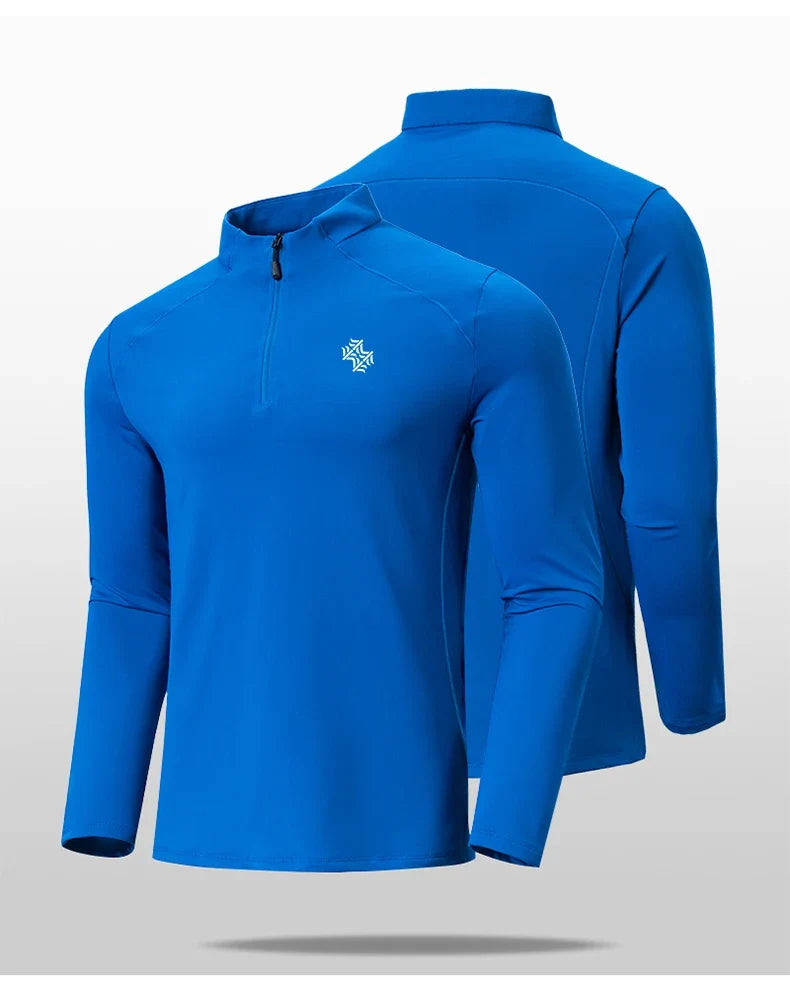 SBWL Men's High Quality Cycling Hiking Outdoor Sports Long Sleeve T-Shirt Leisure Speed Dry Running Fitness Sports Clothing Tops