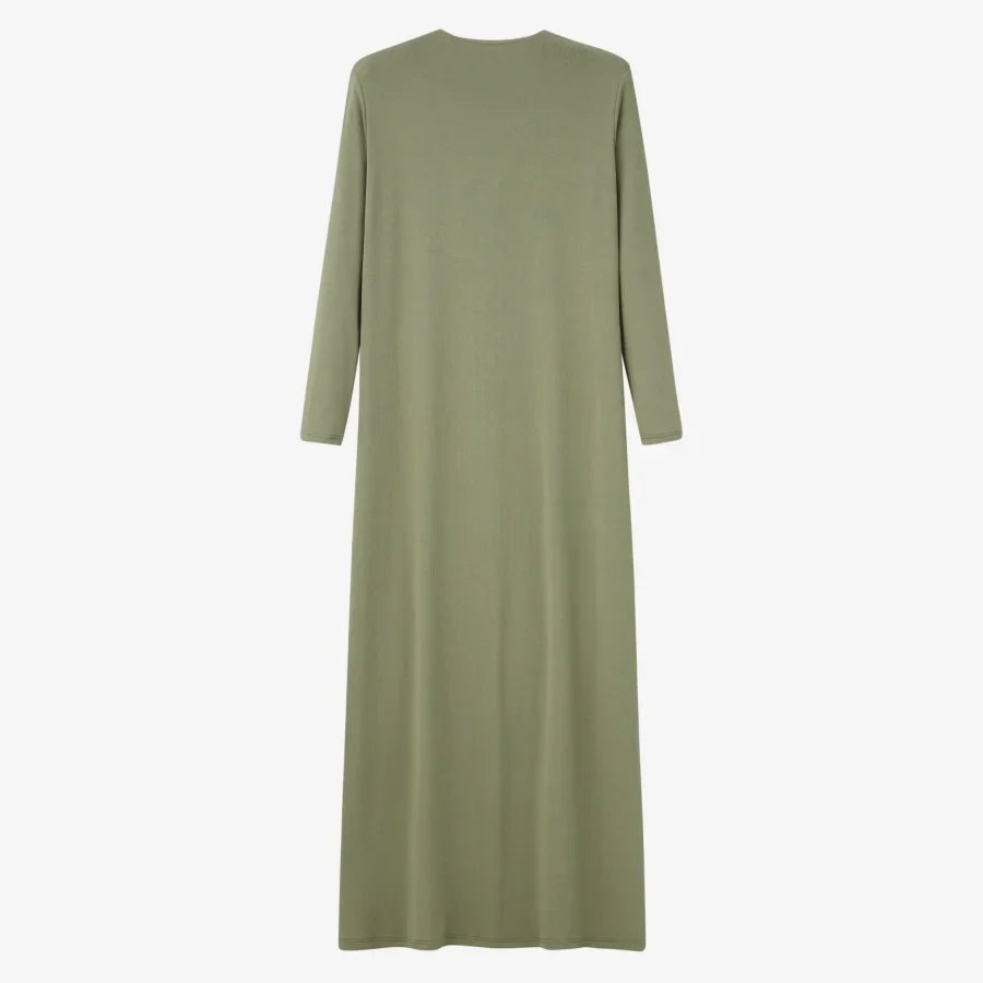 2025 summer woman dress comfortable ribbing maxi button dress  lady clothes
