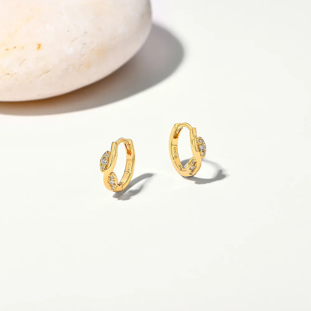 Moissanite Women Hoop Earrings DVVS1 Real 925 Sterling Silver Classic Pendants For Party Wedding Engagement Fine Jewelry
