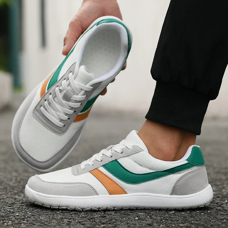 Wide Toe Men Shoes Casual Versatile Soft Sole Wide Last Shoes Walking Sneakers Breathable Mesh Comfortable Barefoot Shoes