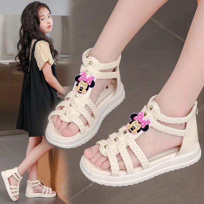 Disney Mickey Mouse children Beach shoes children Sandals Summer Girls Minnie slippers