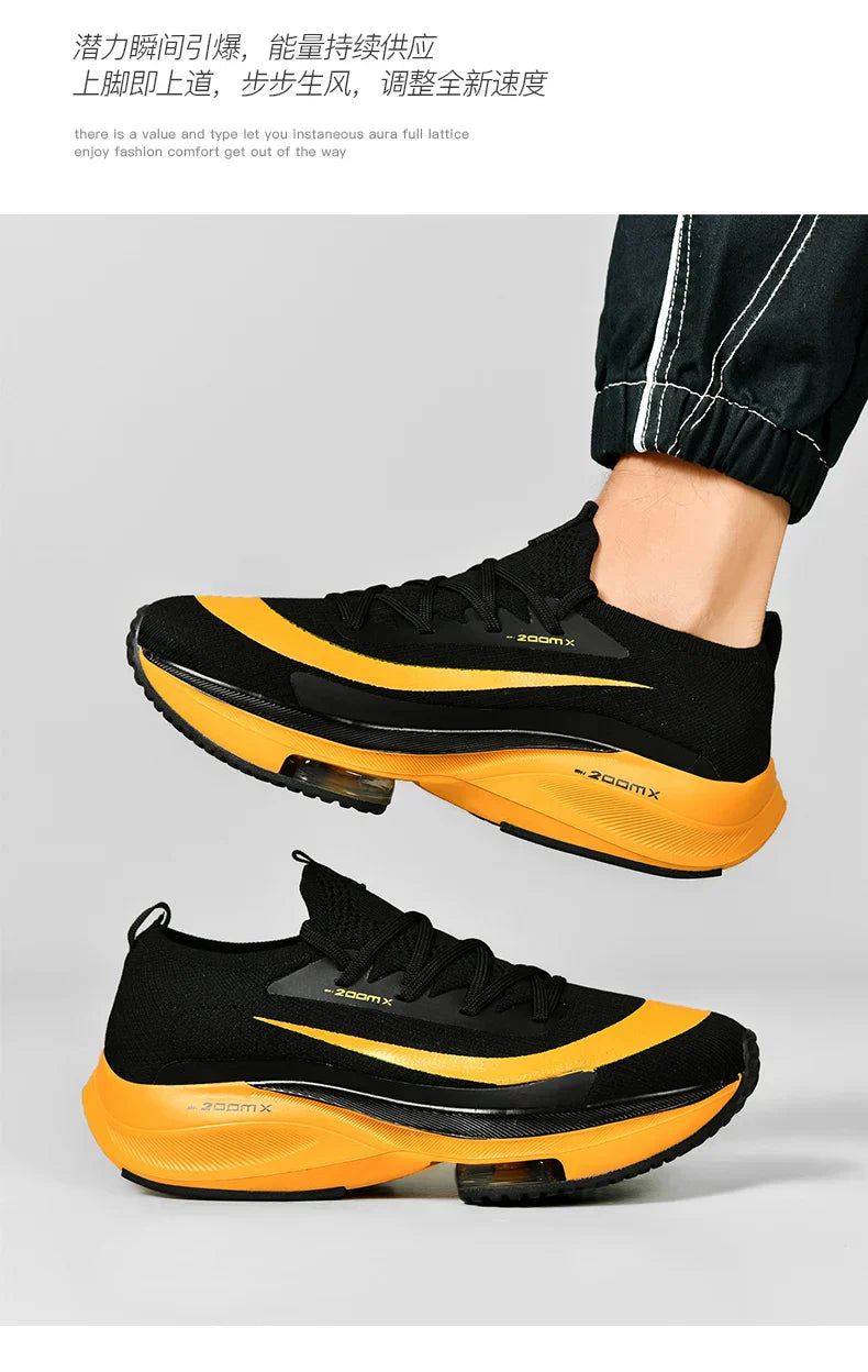 Men Running Shoes Breathable Race Cushioning Outdoor Jogging Sneakers Trainer Luxury shoes Couple Non-Slip Mesh Off-road Shoes