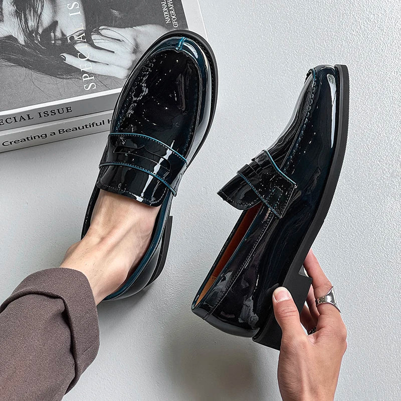 2025New Men Casual Oxford Shoes Genuine Leather Business Tooling Shoes Comfy High Quality Outdoor Antiskid Loafers Walking Shoes