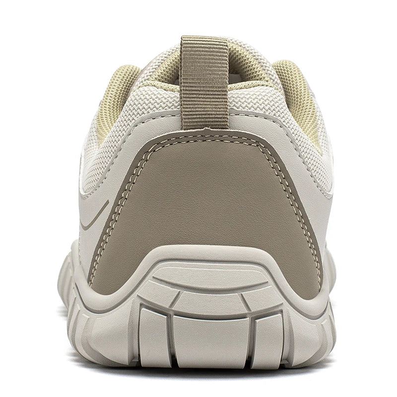 Unisex Wide Toe Sneakers Outdoor Travel Breathable Shoes Comfortable Lace Up Walking Sneakers