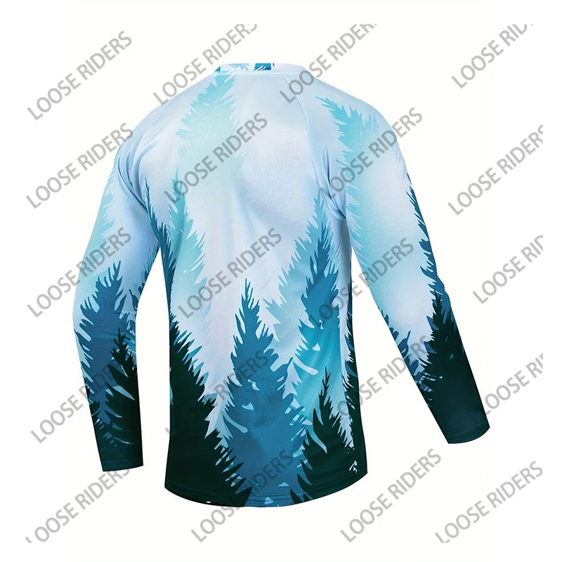 2026 Enduro motocross jerseys loose rider bike mtb shirts off-road racing BMX jersey downhill jerseys bike men's clothing