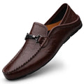 Genuine Leather Mens Loafers Casual Shoes Comfortable Moccasins Luxury Formal Slip on Flats Driving Shoes for Man Walking Shoes