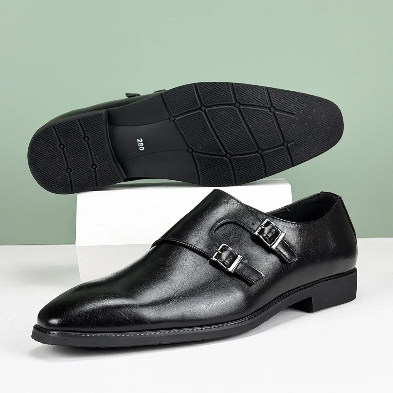 Men's Breathable Casual Leather Shoes – Soft Slip-On Walking Loafers for Everyday Wear