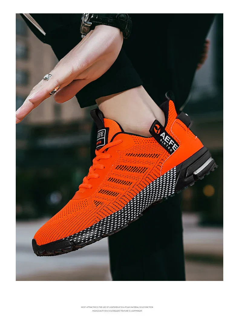 Men Running Shoes Breathable Outdoor Sports Shoes Lightweight Sneakers for Men Comfortable Athletic Training Footwear