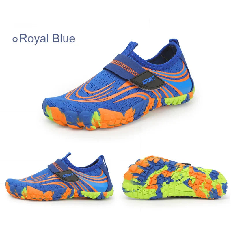 Summer Breathable Barefoot Water Shoes for Kids Boys Beach Sport Anti-Slip Indoor Children Casual Fitness Running Shoes