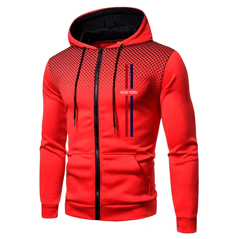2025 Brand New Men's Tracksuit Hoodie Sweatpants Urban Casual Fashion Sportswear Autumn Winter Daily Casual Sporty Zipper Outfit