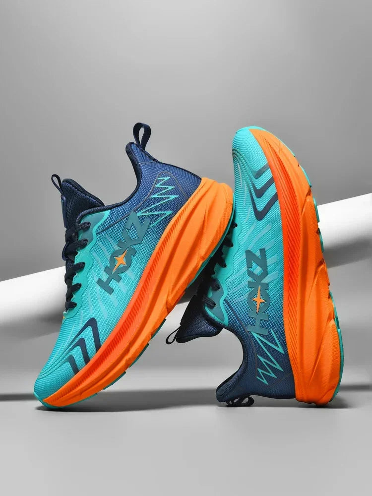 Men Mesh Running Shoes Off-road Shoes Sneakers Outdoor Breathable Trainer Race Luxury shoes Cushioning Couple Non-Slip Fashion