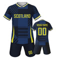 Custom Scotland Soccer Jersey Kids Football Kit Personalized Name Number Youth Team Uniform Quick-Drying Sportswear 3-14Y