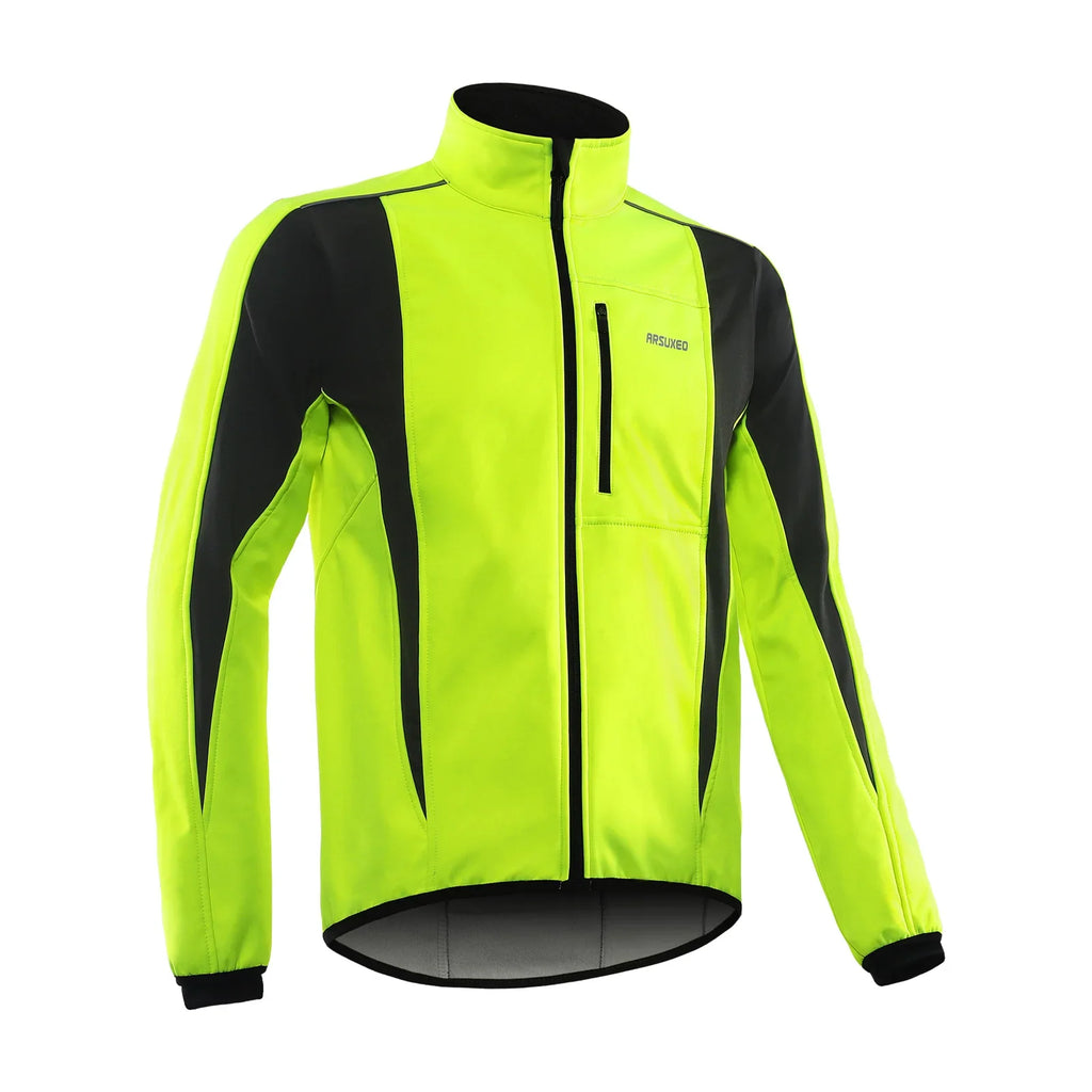 Winter Warm UP Cycling Jacket Breathable Bike Outerwear Windproof Waterproof Cycling Jacket