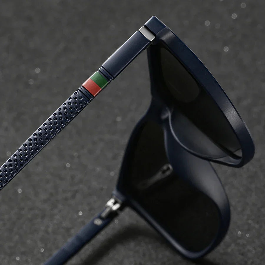 3 PCS Fashion Vintage Check Square Sunglasses Men WomenDriving Fishing Luxury Brand Designer Sun Glasses Retro UV400  Eyewear