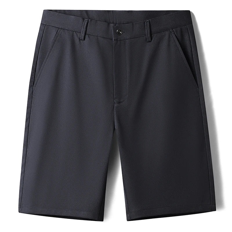 2026 Men's Stretch Casual Shorts Light Weight Golf Dress Flat Front Travel Shorts Quick Dry Cool Breathable Bermuda 4 Pockets