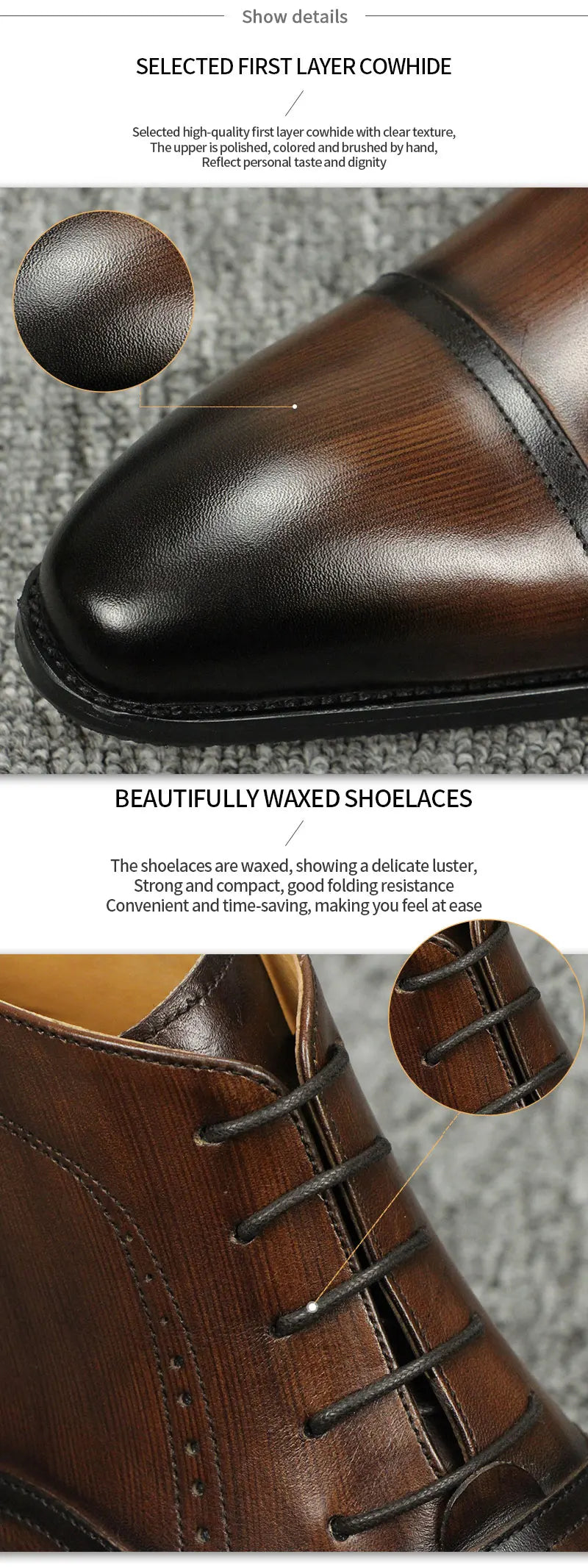 Luxury Men Genuine Leather Ankle Boots Fashion Casual Zapatos De Hombre Suit Work Safety Pointed Toe Cool Trendy Boot Customized