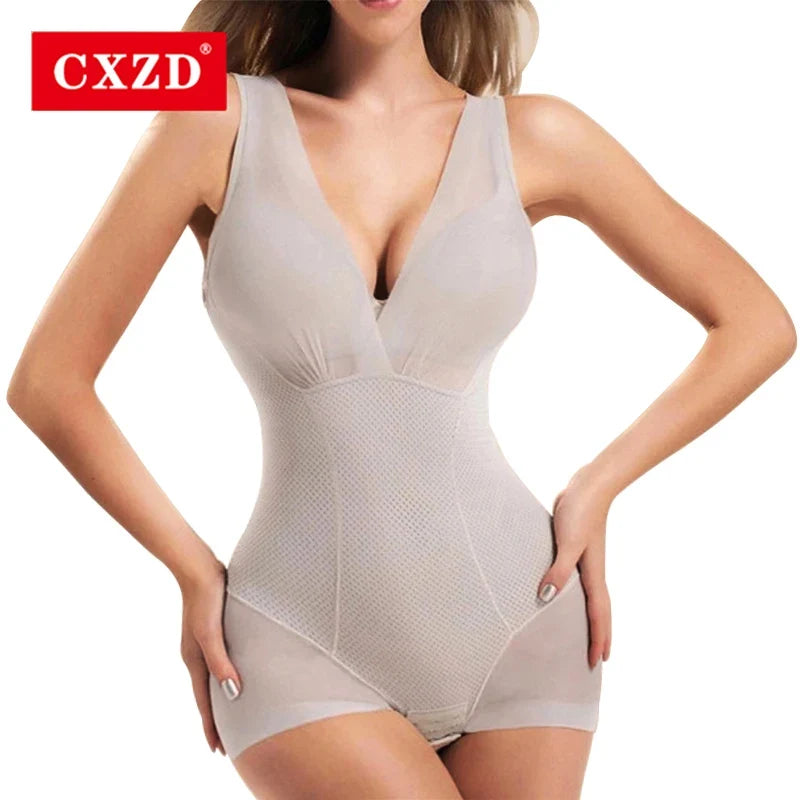 CXZD Bodysuit Shapewear Women Full Body Shaper Tummy Control Hip Butt Lifter Corset Reductive Slimming Waist Trainer Underwear