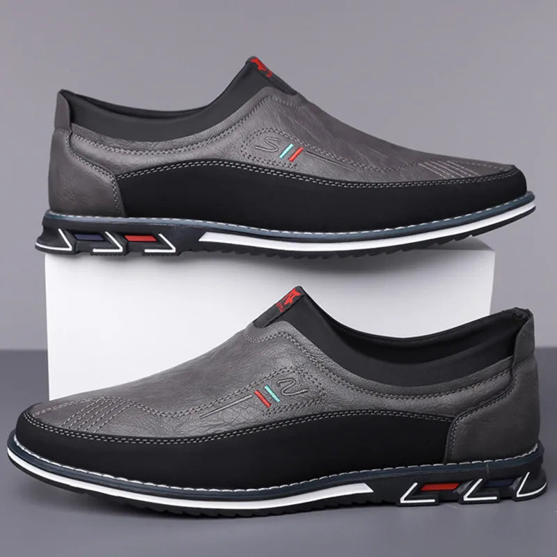 Men’s Leather Dress Shoes – Classic Formal Lace-Up Footwear for Daily Wear