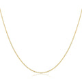 Authentic Gold Color 925 Sterling Silver Basic Cable Chain Necklace Pendant for Women Long Chain Fashion Jewelry SCA016
