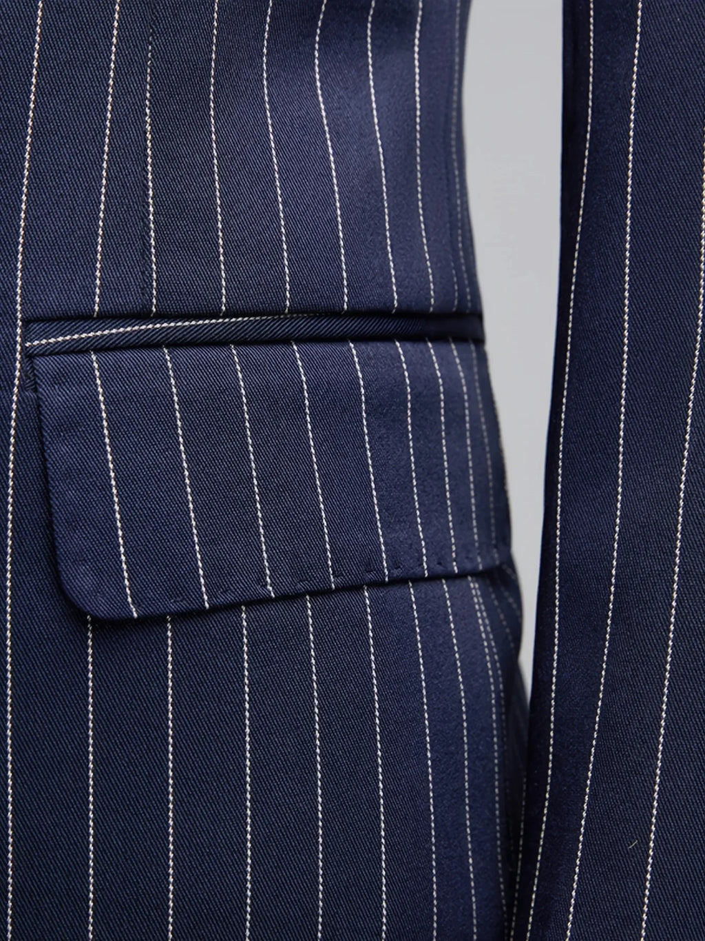Men Suits Men's Two Piece Suit Double Breasted Man Fashionable and Slim-fitting Design Groom Wedding Dress Casual Striped Fabric